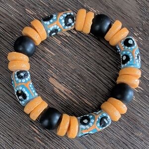 African Beaded Stretch Bracelet